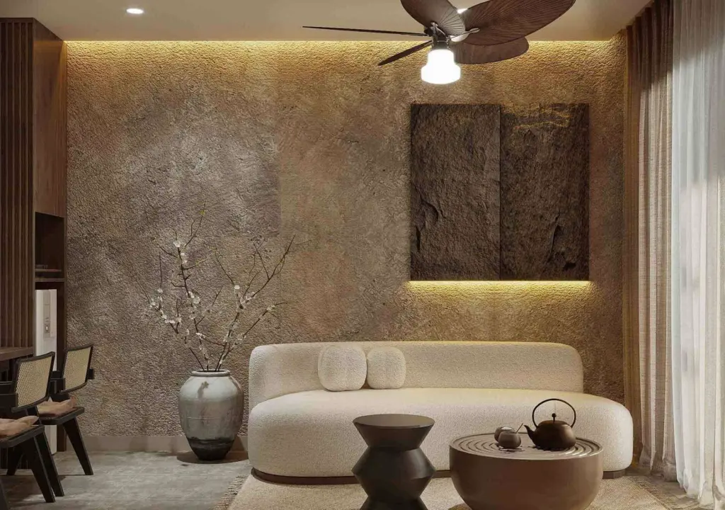 Lighting often used in Wabi Sabi Interior Style